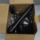 Toilet Brush and Holder, Toilet Bowl Brush with Long Handle, Plastic Holder Easy to Hide, Drip-Proof, Easy to Assemble, Deep Cleaning (1 Pack, White)