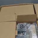 Estmoon 8 Pack Door Handles Black Interior Door Knobs, Keyless Privacy Door Levers with Lock Heavy Duty Door Handle for Bedroom Bathroom