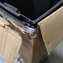 Mueller Janska M-Resin Heavy Duty Tall Planter, Indoor/Outdoor Grande Plant, Tree, Flower Pot, 2-Piece Set, 24, Modern Design, Built-in Drainage, Dark Gray (24 x 11.5")