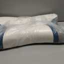 Cervical Neck Pillow for Pain Relief - Ergonomic Side Sleeper for Sleeping, Cooling Memory Foam Pillows for Neck Support, Contour Orthopedic Bed Pillow for Back Stomach Sleepers (White)