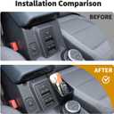 JWWY for Bronco Armrest Storage Box Center Console Organized Compatible with 2021-2026+ Ford Bronco Interior Accessories(Not Suitable for Manual)