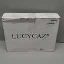 LUCYCAZ Art Easel for Painting, Tabletop Painting Easel Set for Kids, Pine-Wood Portable Easel Stand for Artists with Canvas, Acrylic Paints, Brushes, Palette and Palette Knives for Adults Beginners