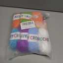 BOLDNOVA 6PCS Crochet Kit for Beginners, Knitting Kit with Step-by-Step Video Tutorials, Beginner Crochet Kit for Adults, Crochet Animal Kit for Beginners Kids, Complete Kit Included 6 Cute Animals (P