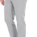 Greg Norman Men's Classic 5 Pocket 4-Way Stretch Pant (32W x 34L, Gray)