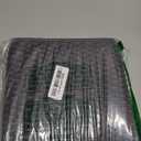 PADOOR Braided U Shaped Toilet Rug, 20x24 Grey, Super Absorbent, Non Slip, Machine Washable, Bathroom Floor Mat