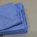 Buffalo 65102 Microfiber Cloths Economy Cleaning Cloths, Dispenser Wipes Box, Blue,12" x 12", 25-Pack