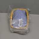 Girls Blue Plaid Costume Halloween Dress up Outfits with Accessories (140 (8-9T))