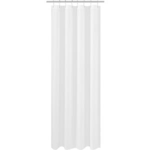 N&Y HOME Fabric Shower Curtain Liner Extra Long Stall Size 48 x 84 inches, Hotel Quality Washable White Shower Liner, 48x84