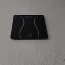 Scale for Body Weight, Digital, Accurate, Sleek, Black and Durable for Home Use, Black