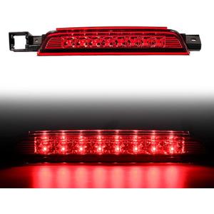 LED 3rd Brake Light, High Mount Stop Light,Third Brake Light Assembly Cargo Lamp Compatible with 2010-2017 Chevy Equinox/GMC Terrain High Mount Rear Brake Lights Assembly, Red