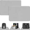 Heat Resistant Mats for Countertop - Firproof 16x24 in Heat Resistant Mats for Air Fryer - Kitchen Countertop Protector for Air Fryer, Coffee Maker, Stand Mixer, Toaster, Oven 2PCS - Grey (Gray)