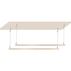 Beyeutao Wooden Bed Canopy Frame Adjustable Solid Wood Poles Hanging Bed Pole Bed Poles Bed Curtains Frame Suitable for All beds 2Pcs 48 inches, Size: 1"W x 48"L (Pack of 2)