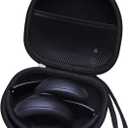 Headphone Headset Case for Beats Studio Pro/JLab JBuds Lux ANC/JBL/TOZO/BERIBES/Picun/KVIDIO Noise Cancelling Over-Ear Foldable Headphones, Black