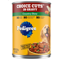 PEDIGREE Homestyle Meals Adult Canned Soft Wet Meaty Dog Food Roasted Chicken, Rice and Vegetable Flavor in Gravy,  13.2 oz. Can, Best By: 02/18/2026