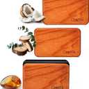 Car Air Freshener - Wood Air Freshener - Car Odor Eliminator for Visor Clip-Variety Scent Refill, Vehicle Scent Diffuser for Cabin, Truck & SUV - Pack of 3 (Teak-Amber-Cabana)