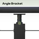 Level Drilled Cable Railing Post 36" (35"X2"x2"), Angle Bracket Stainless Steel Deck Railing Post, Black Level Holes Railing Post for Horizontal Cable Systems, Surface Mount Post for Decks (1)
