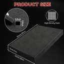 PINGMIC Gun case foam -16 x 12 x 2 Inch Pick and Pluck Foam Sheets - Pick Apart Insert Padding for Gun Case, Ideal for Storing Guns, Crafts, Cameras & More
