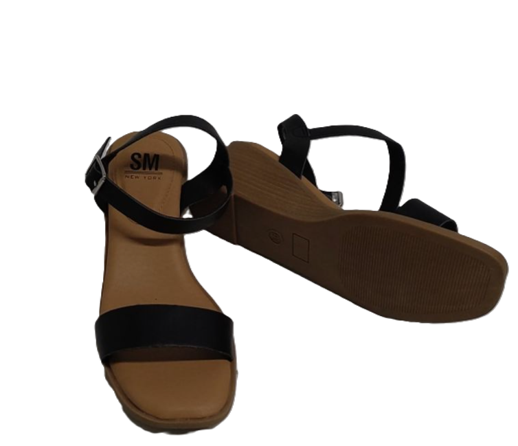 SM NEW YORK WOMEN'S SHOES BLACK 9,5 size