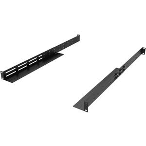 1U Universal Rack Mount Rails- 4-Post Server Rack Shelf Rail 16-29 inches Adjustable Depth for APC HP IBM DELL Compaq