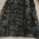 Mugorn Black Rugs for Living Room, 6x9 Feet Large Fluffy Area Rugs for Bedroom, Soft Carpet Shag Kids Room Rug, Non-Slip Fuzzy Rugs Indoor (6ft x 9ft, Black)