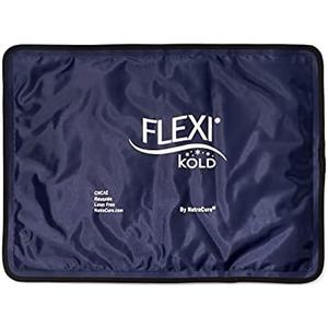 FlexiKold Gel Ice Packs (Standard Large: 10.5" x 14.5") for Injuries Reusable, Back Pain Relief, Knee Wrap, After Surgery, Ice Pack for Knee, Shoulder - 6300-COLD by NatraCure
