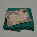 GraduationMall Preschool Graduation Cap Gown Stole Package with 2025 Tassel, Certificate (Medium, Emerald)