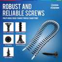 #61-1/4 inch Drywall to Wood Collated Screw 1000 Count,Collated Black Wood,Drywall,Sheetrock Screw