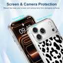 Magnetic for iPhone 17 Pro Max Case 6.9 in Clear, Cute Cheetah