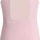 Phineein Girls Gymnastics Leotards Mesh Back - Kids Sleeveless Ballet Dance Leotard with Stylish Power Mesh Cutout Back