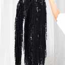 5Pcs Black Dried Amaranthus Hanging Flowers - 23" Real Preserved Dried Flowers for Halloween Garlands, Wedding Arch Flowers, Black Wisteria Flowers Arrangement, Unique Wall Hanging Decor