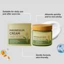 Magnesium Cream with MSM & Arnica, Fast-Absorbing & Non-Greasy Hydrating Lotion, Mild Ingredients, for Skin Soothing, Daily Body Care Cream, 50g/1.76oz