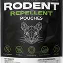 SoFyre Rodent Repellent Pouches 12-Pack Mouse Repellent for Home RV Garage Car Basement, Mice Indoor & Outdoor Deterrent, Peppermint Cinnamon Cedarwood Rat Repellent, Plant-Based Natural Pest Control