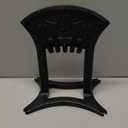 Firewood Kindling Splitter, Manual Log Splitter, Cast Iron Log Splitting Wedge, Heavy Duty Wood Splitter Tool with Cover (Black)