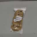 BEL AVENIR Magnetic Jute Curtain Tiebacks, Decorative Drapery Holdbacks Bohemian Style Woven Tie-Backs with Exquisite Knot (Jute, 4 Pack)