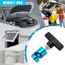 Lift Support Clamp - Hood Strut Fixing Clamps, Stay Holder for Tailgates & Trunks - Fits Up to 0.47in (12mm) Diameter (Blue-Pack of 2)