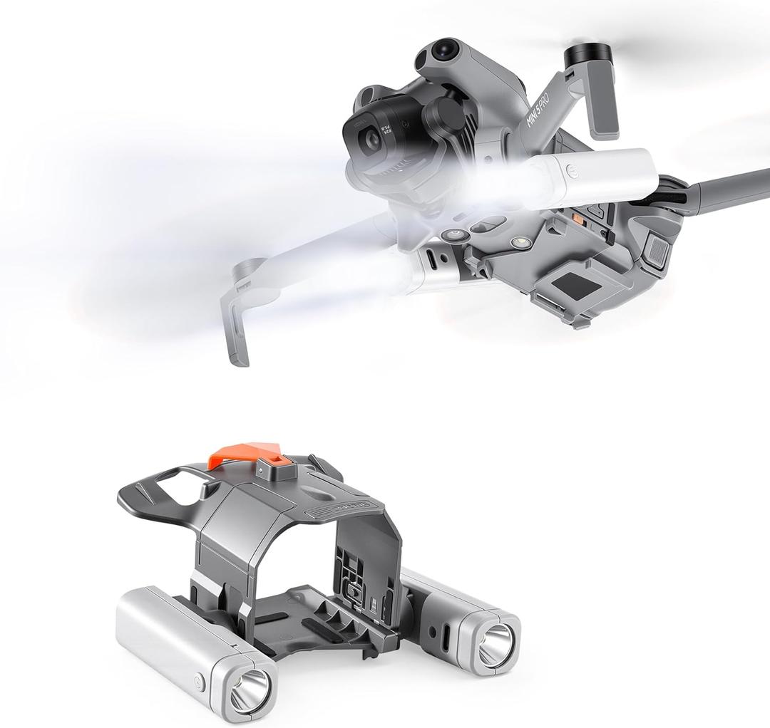 STARTRC LED Night Flight Aassist Light for DJI Mini 5 Pro Accessories,Searchlight Night Flight/Emergency Flashers/Flight Light Headlight for DJI Mini 5 Pro