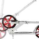 Razor A5 Lux Kick Scooter for Kids Ages 8+ - 8" Urethane Wheels, Anodized Finish Featuring Bold Colors and Graphics, for Riders up to 220 lbs