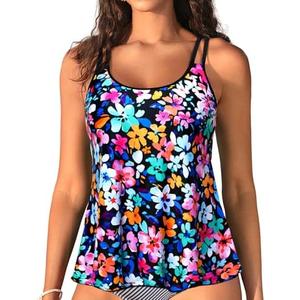 Womens Flowy Tankini Tops Only - Modest Bathing Suit Loose Fit Swimsuit Swim Tops No Bottom 2025 , XL Womens Flowy Tankini Tops Only - Modest Bathing Suit Loose Fit Swimsuit Swim Tops No Bottom 2025 , XL