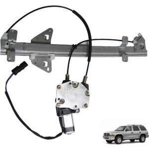 Front Left Driver Side Power Window Regulator with Motor Assembly Compatible For Dodge Durango 1998-2003 Dakota 2000-2004 741-649 5066431AC