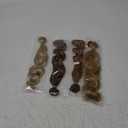 GLOBLELAND 4Pcs 4 Colors Doll Curly Wigs 10inch Long Doll Hair Extension Dolls Making Arts Supplies DIY Crafts Long Synthetic Wigs Doll Accessories (Brown)