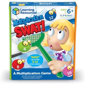 Learning Resources Multiplication Swat, Sight Swat Game, Gross Motor Skills, Critical Thinking Skills, Ages 6+
