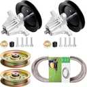 Mower Deck Rebuild Kit for 42 inch Cub Ca det MTD Troy Bilt LTX1040 LTX1042 TB30R Mustang XP 42 Include 2 Spindle Assembly 918-04822b 918-04822a 618-04822b , 2 Idler 756-04129 , 1 Be lt 954-04060