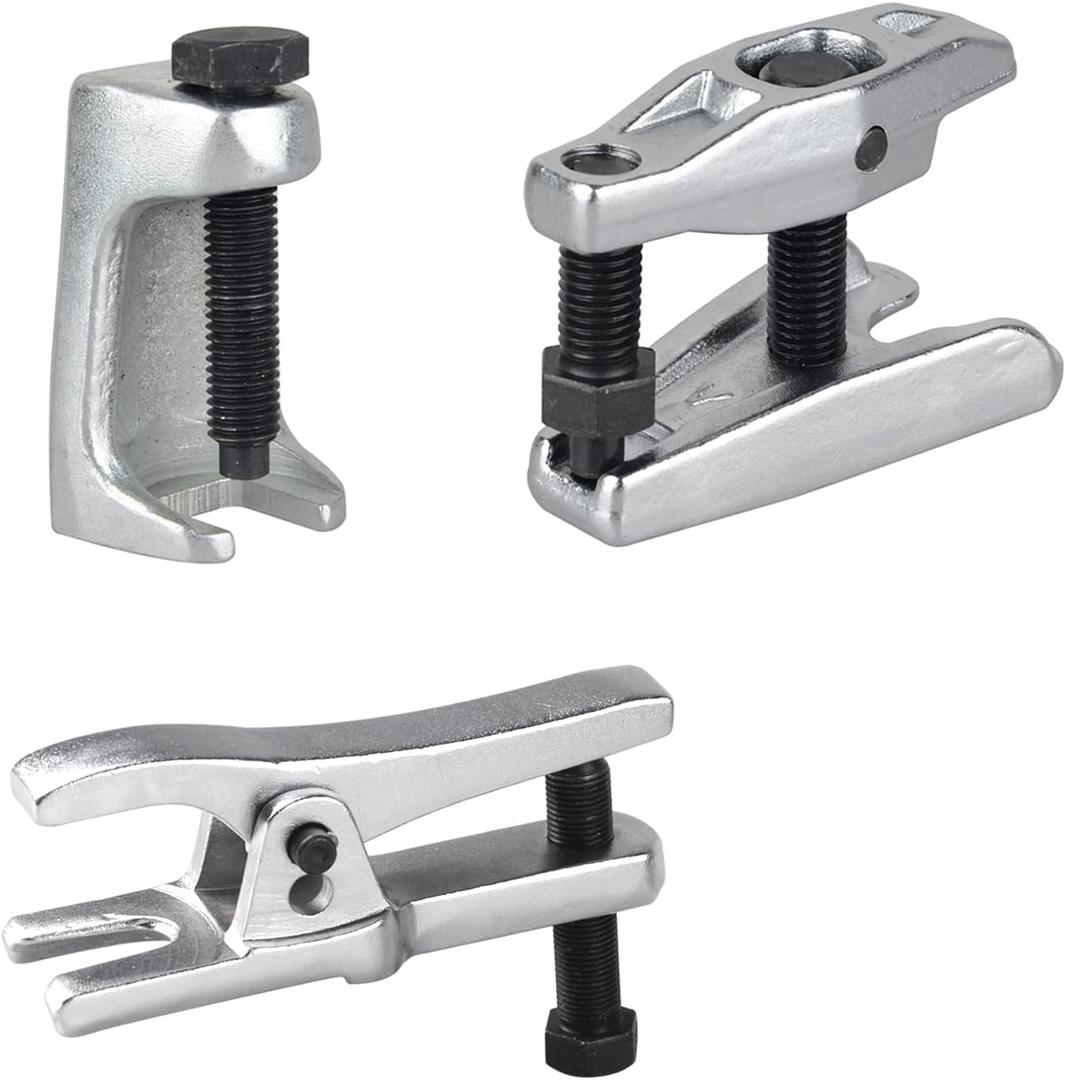 3Pcs Universal Ball Joint Separator Set, Tie Rod End Extractor Kit Ball Joint Puller Removal Tool for Front End Service on Most Cars/Trucks/ATVs