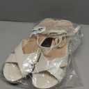 Kenneth Cole REACTION Women's Reeva Platform Heeled Sandal (6.5, Ecru)