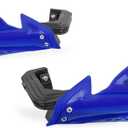 Worldmotop 7/8" 22mm Motorcycle Hand Guards Handguards Brush Bar -Universal Replacement for Yamaha Kawasaki Suzuki Honda Off Road ATV Dirt Bike Motocross(Blue+White)