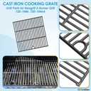 Replacement Parts for Nexgrill 5 Burner 720-1046 720-1046A, Cooking Grate and Heat Shield Kit for Nexgrill 720-1046 Grill Parts 720-1046A for Nexgrill Replacement Parts 5 Burner