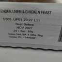 Purina Fancy Feast Tender Chicken and Liver Feast Classic Grain Free Wet Cat Food Pate - (Pack of 12) 3 oz. Cans BB Date: 11/2027