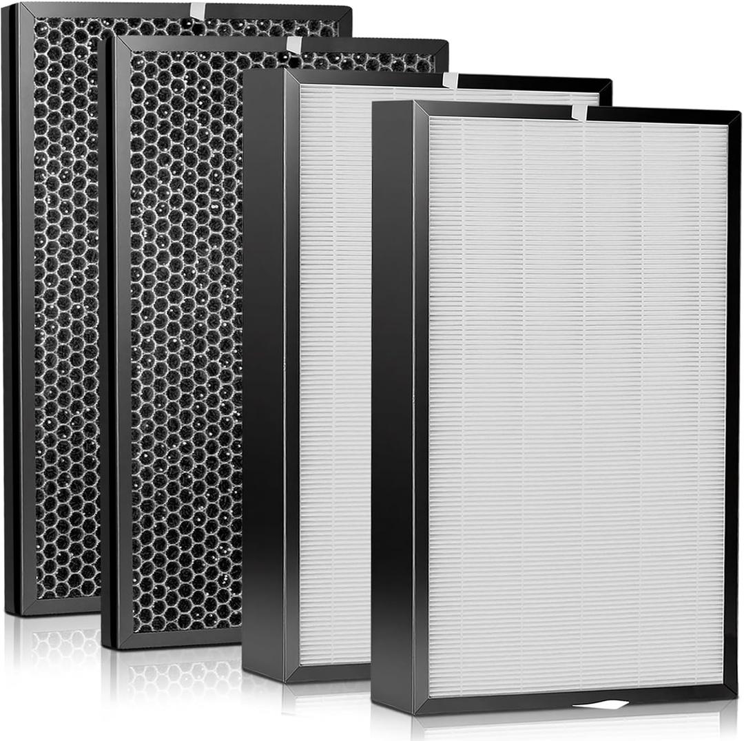 5000 Filters Replacement Kit Compatible with AD5000 Air Purifier 4-Pack