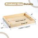 26” Wood Pull Out Cabinet Drawer, Fits 27”+ Cabinet Opening | 26”W x 21”D drawer requires 27”+ opening, 21.5”+ depth, 3.5”+ height, with full-extension slides