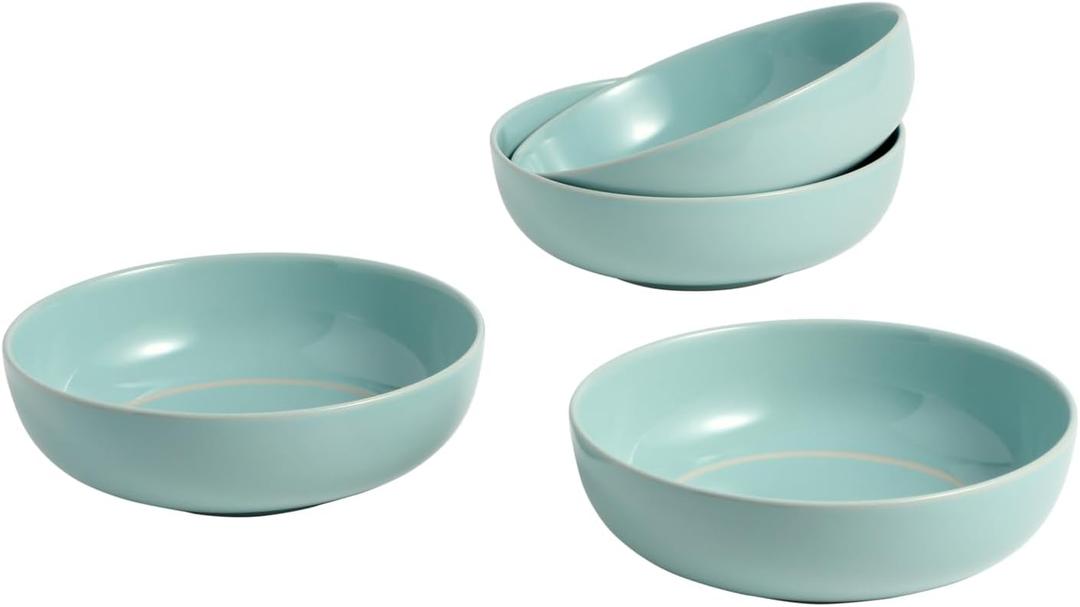 Tilly Ramsay x Royal Doulton Bowl Set 17cm 6.7in Blue Set of 4, Microwave/Dishwasher-safe